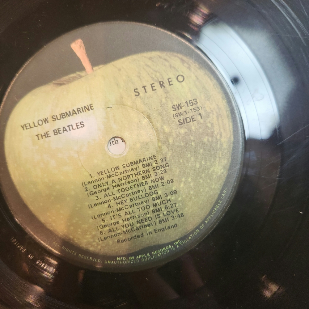The Beatles Yellow Submarine Vinyl Record - Picture 7 of 10